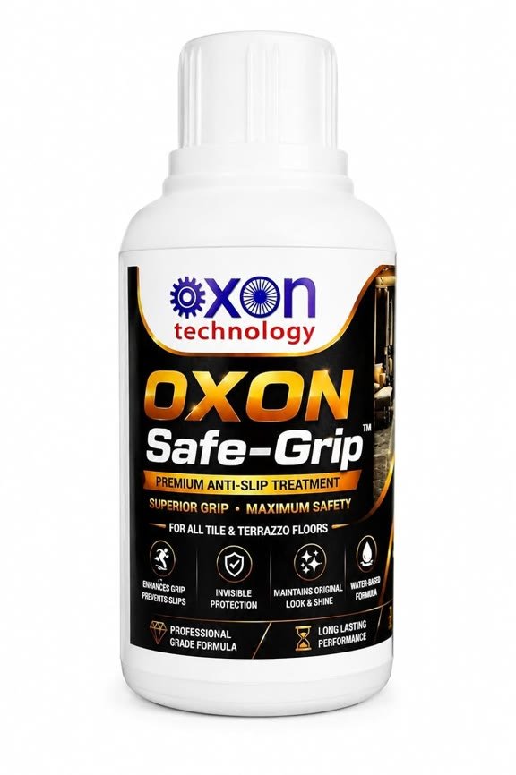 Front-facing bottle of Oxon Safe-Grip premium anti-slip treatment