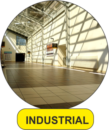 Industrial tiled floor representing workplace floor safety